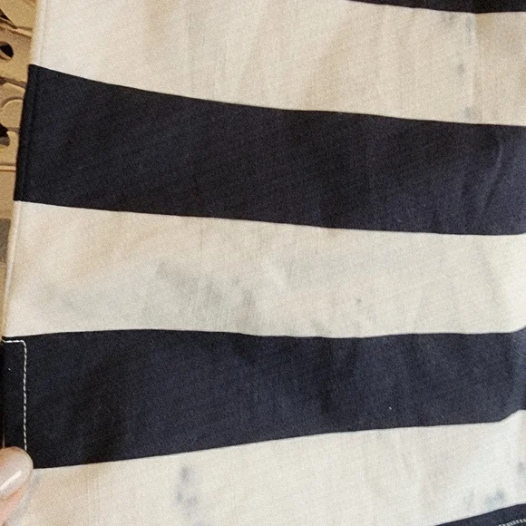 Sail to Sable Navy & White Sheath Mini Dress Sleeveless Nwot Sz XS - Picture 10 of 11